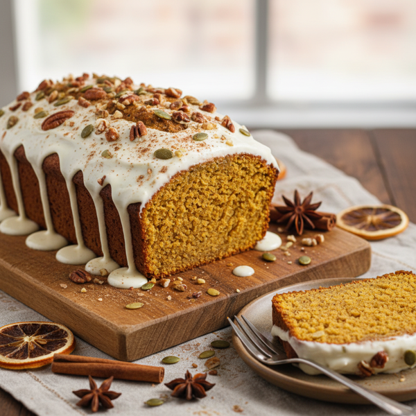 Luscious Pumpkin Spice Loaf recipe
