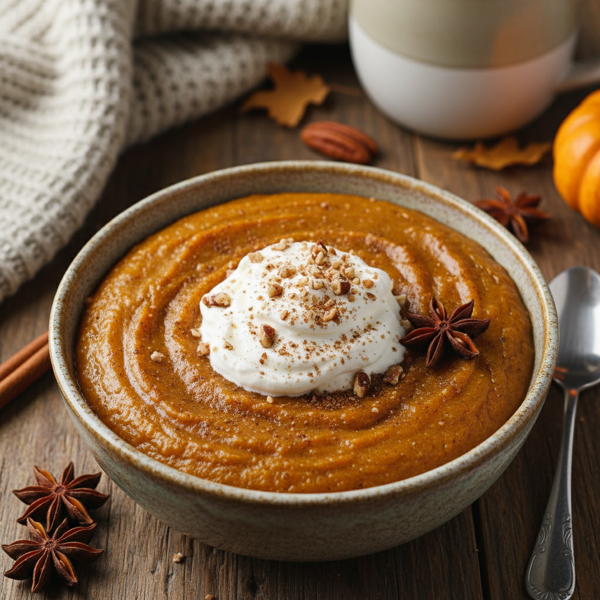 Luscious Slow-Cooker Pumpkin Spice Pudding recipe