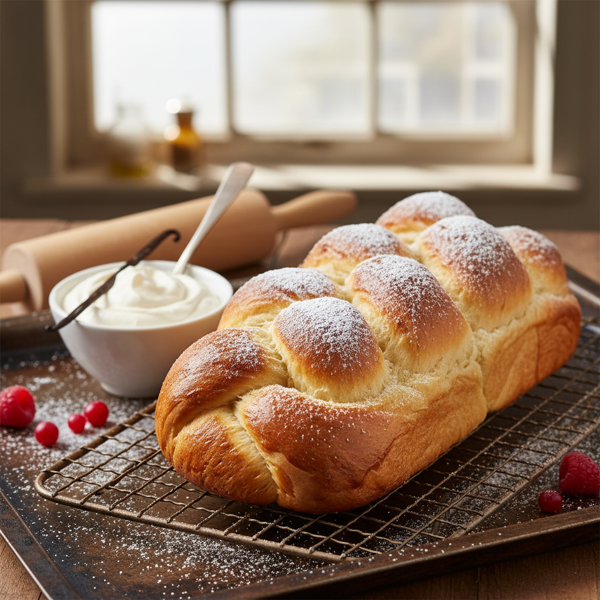 Luscious Sweet Cream Yeast Dough recipe