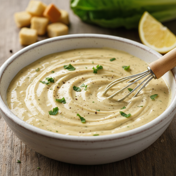 Luscious Vegetarian Caesar Dressing recipe