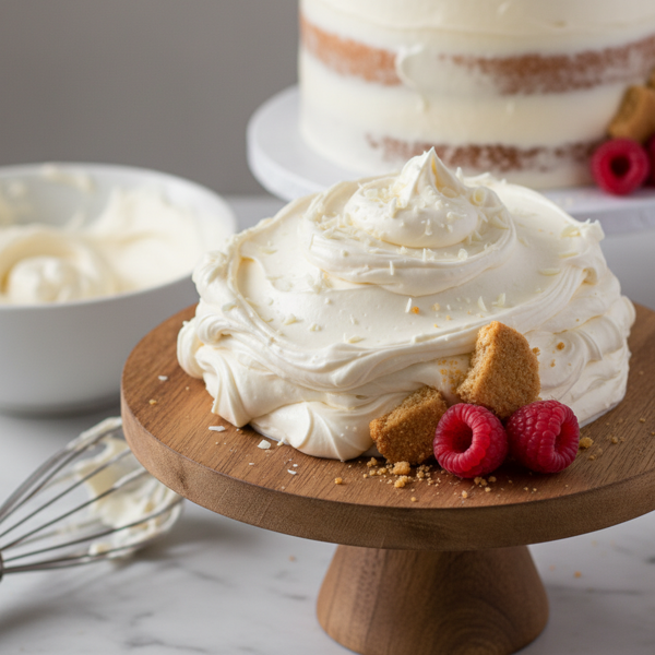 Luscious White Chocolate Cream Cheese Buttercream recipe