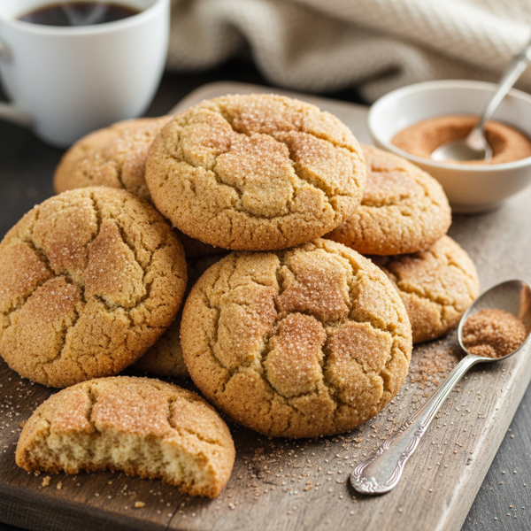 Lusciously Soft Snickerdoodles recipe