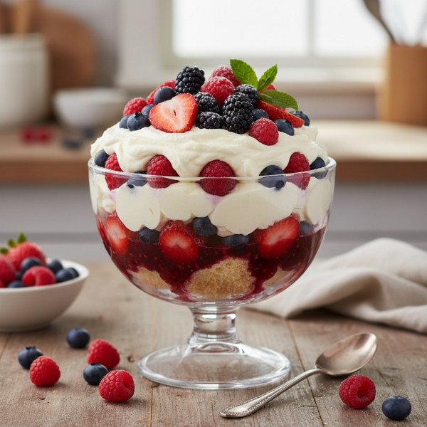 Lush Mascarpone Berry Delight recipe