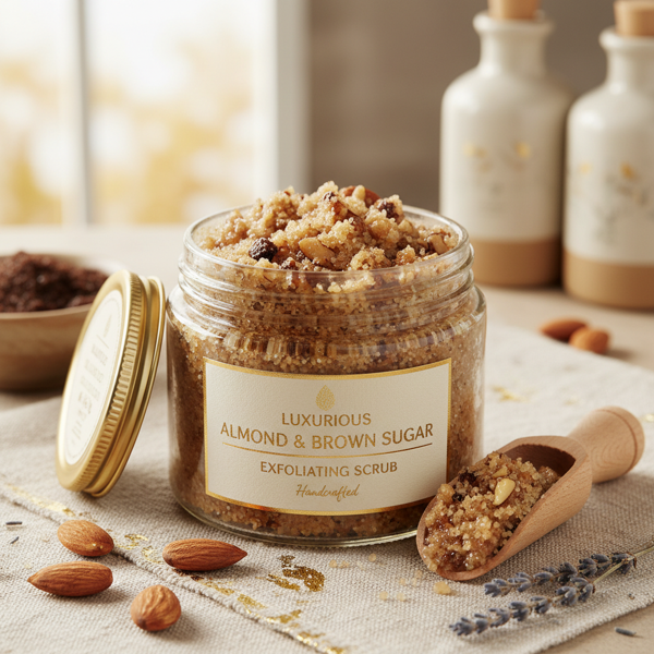 Luxurious Almond & Brown Sugar Exfoliating Scrub recipe