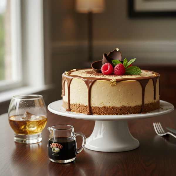 Luxurious Bailey's Irish Cream Cheesecake recipe