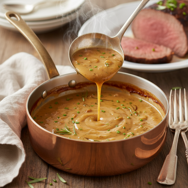 Luxurious Brandy Cream Sauce recipe