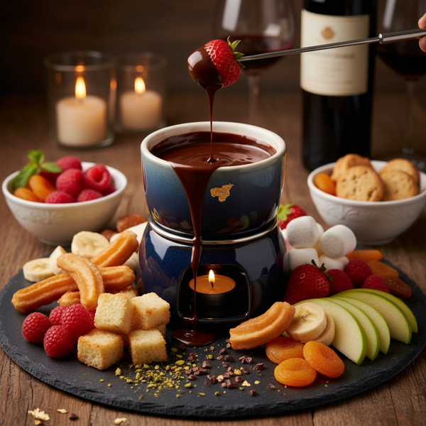 Luxurious Chocolate Fondue Delight recipe