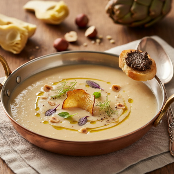 Luxurious Cream of Jerusalem Artichoke Soup recipe