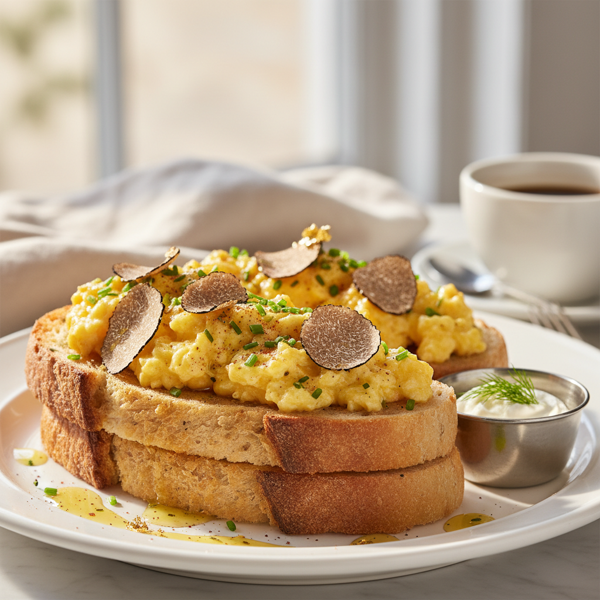 Luxurious Creamy Eggs on Toast recipe