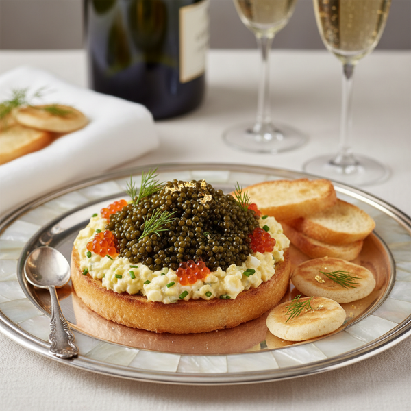 Luxurious Egg and Caviar Spread recipe