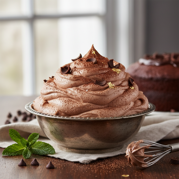 Luxurious Fluffy Chocolate Frosting recipe