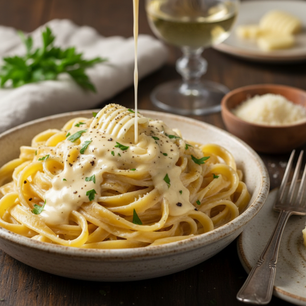 Luxurious Homemade Alfredo Sauce recipe
