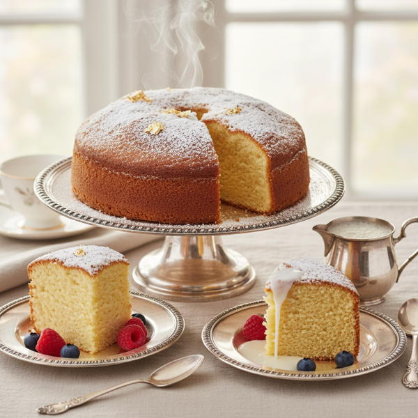 Luxurious Hot Milk Sponge Cake recipe