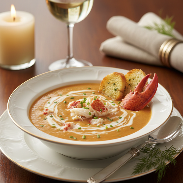 Luxurious Lobster & Crab Bisque recipe
