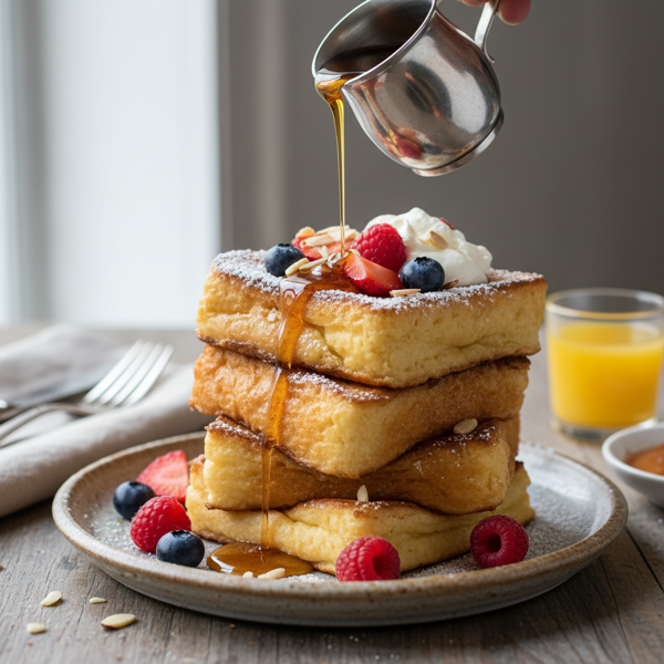 Luxurious Puffy French Toast Delight recipe