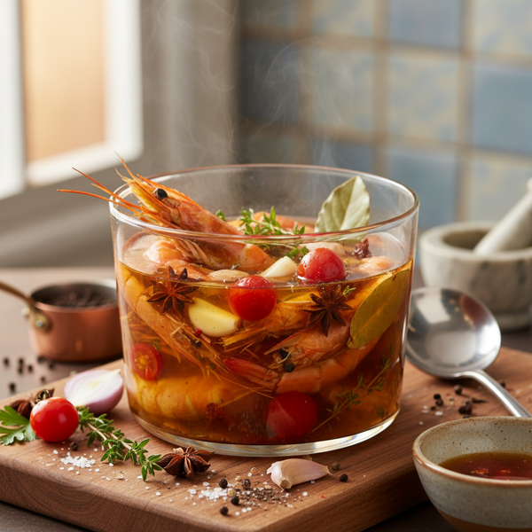 Luxurious Shrimp Shell Stock recipe