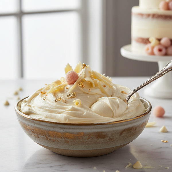 Luxurious White Chocolate Buttercream Frosting recipe