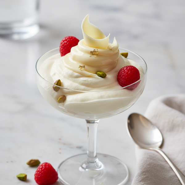Luxurious White Chocolate Mousse recipe