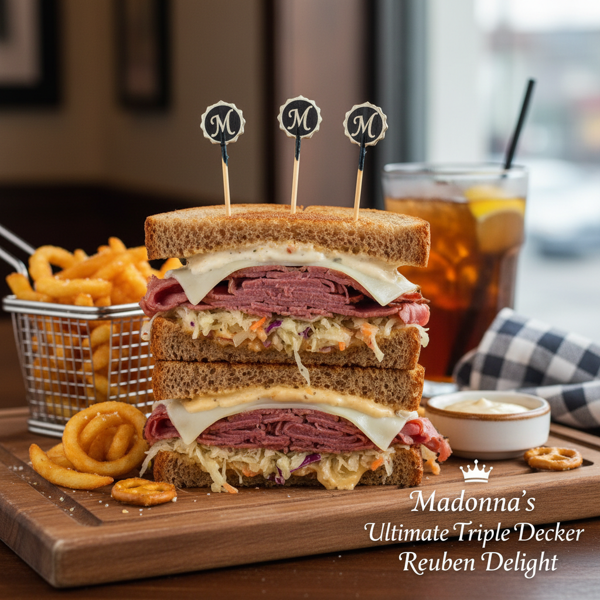 Madonna's Ultimate Triple Decker Reuben Delight recipe