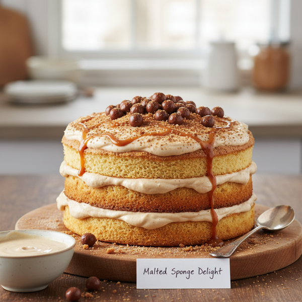 Malted Sponge Delight recipe