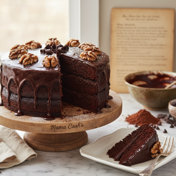 Mama Cash's Fudge Cake recipe