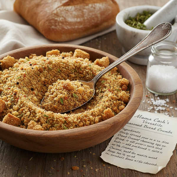 Mama Cash's Versatile Seasoned Bread Crumbs recipe