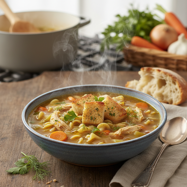 Mama Mandola's Hearty Chicken Soup recipe