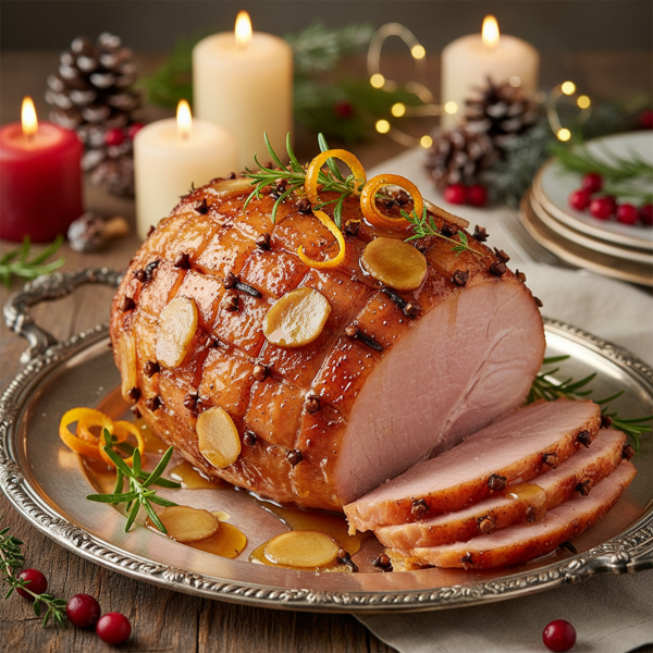 Mama's Honey-Ginger Holiday Ham Delight recipe