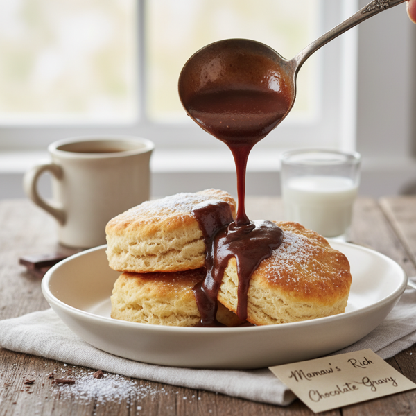 Mamaw's Decadent Chocolate Gravy recipe