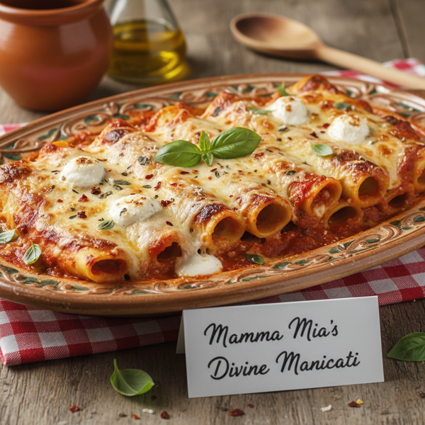 Mamma Mia's Divine Manicotti recipe