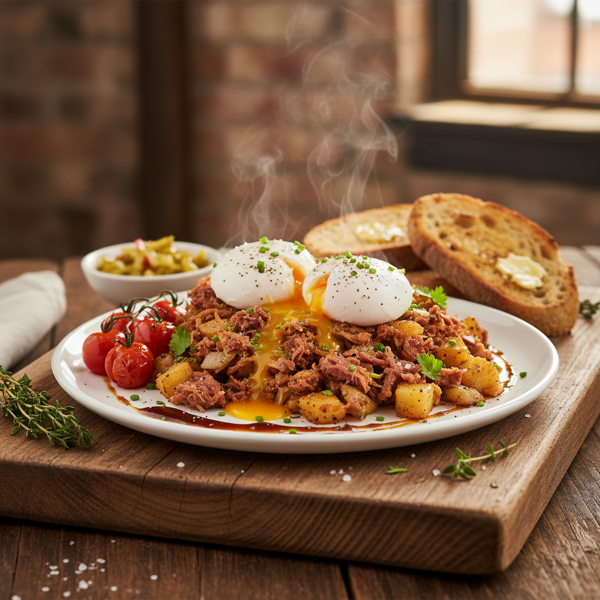 Manchester's Gourmet Corned Beef Hash recipe