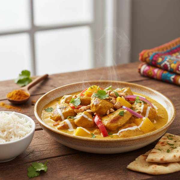 Mango Curry Chicken Delight recipe