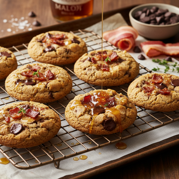 Maple-Bacon Chocolate Chip Delight Cookies recipe