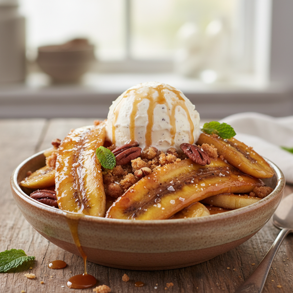 Maple-Caramelized Bananas Delight recipe