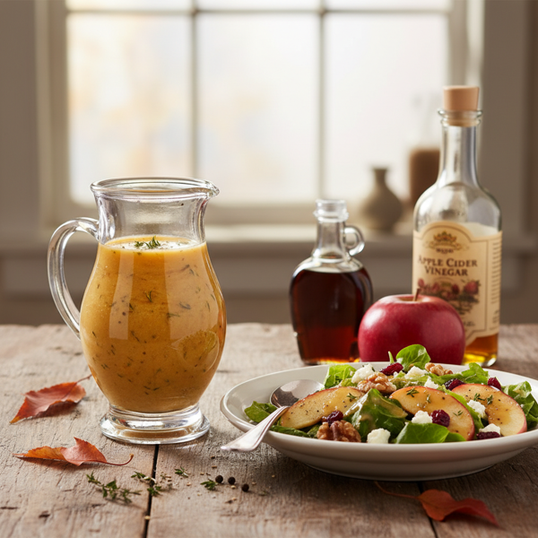 Maple-Cider Gourmet Salad Dressing recipe