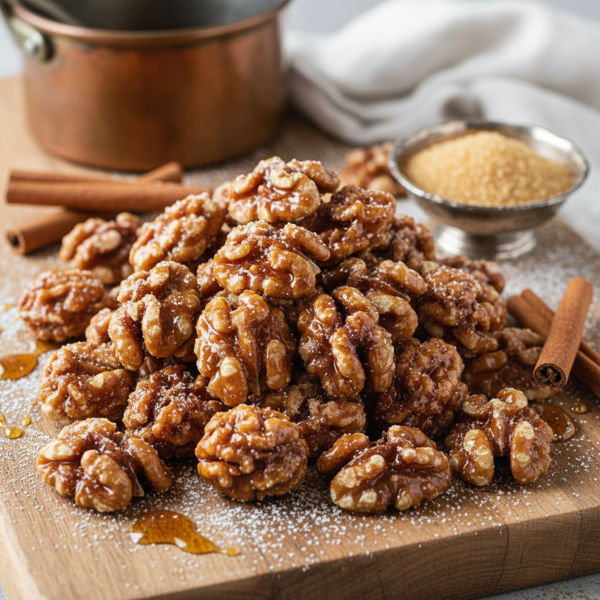 Maple-Cinnamon Candied Walnuts recipe