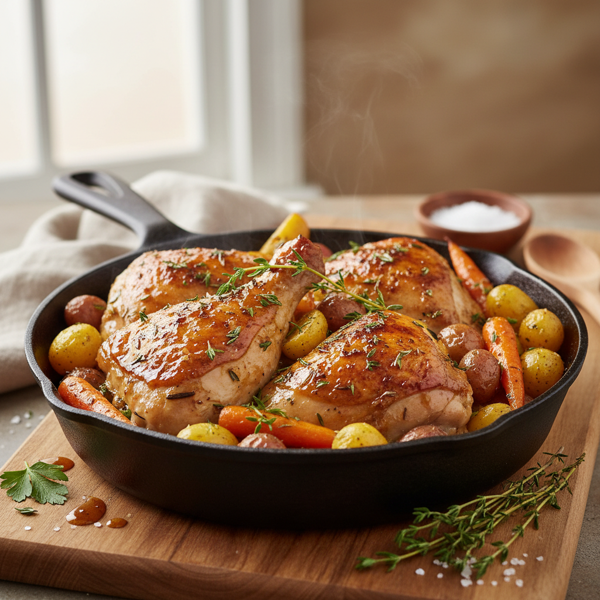 Maple-Dijon Herb-Infused Chicken Bake recipe