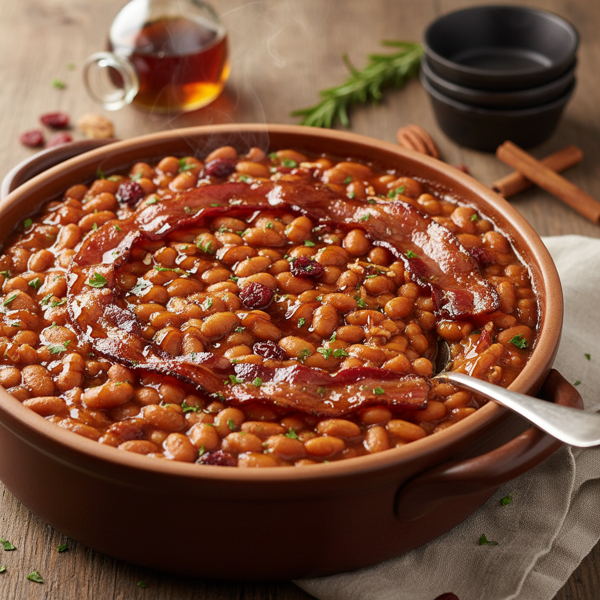 Maple-Glazed Baked Bean Bliss recipe