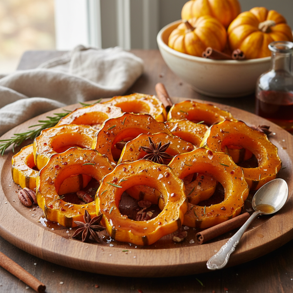 Maple-Glazed Delicata Squash with Spices recipe