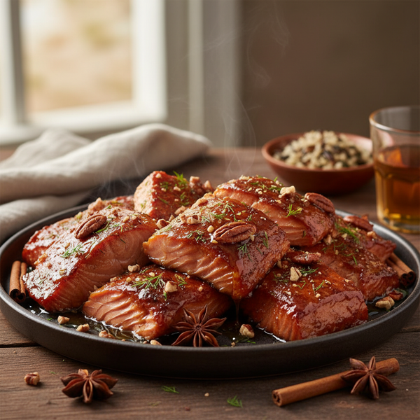 Maple-Glazed Indian Candy Salmon recipe