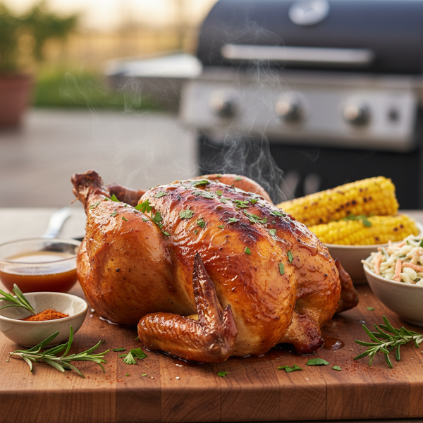 Maple-Glazed Smoky BBQ Chicken Delight recipe