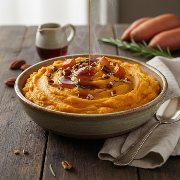 Maple-Infused Creamy Sweet Potato Mash recipe