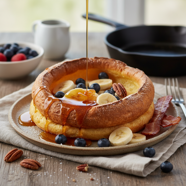 Maple-Infused Dutch Baby Pancake recipe