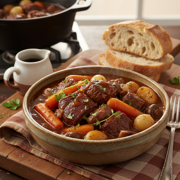 Maple-Infused Hearty Beef Stew recipe