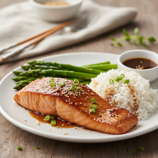 Maple-Infused Soy Glazed Salmon recipe