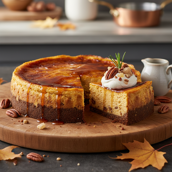 Maple-Infused Sweet Potato Cheesecake Delight recipe