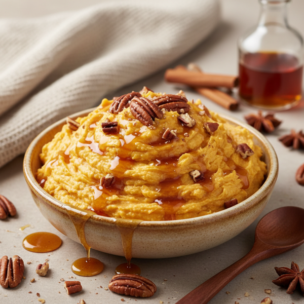 Maple-Pecan Glazed Whipped Squash recipe