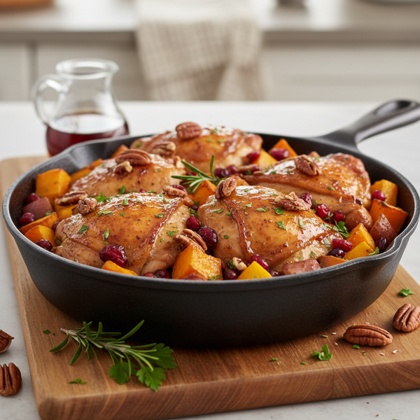 Maple-Pecan Harvest Chicken Bake recipe