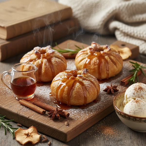 Maple-Spiced Apple Dumplings recipe