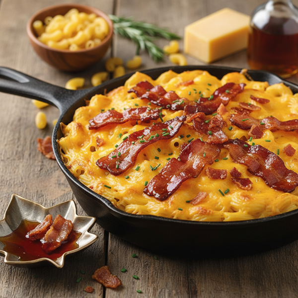 Maple Bacon Delight Mac & Cheese recipe